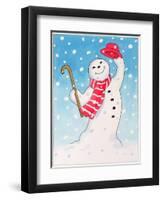 Dancing Snowman, 1996-Lavinia Hamer-Framed Giclee Print