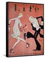 Dancing the Charleston During the 'Roaring Twenties', Cover of Life Magazine, 18th February, 1928-null-Framed Stretched Canvas