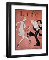 Dancing the Charleston During the 'Roaring Twenties', Cover of Life Magazine, 18th February, 1928-null-Framed Premium Giclee Print