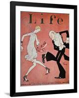 Dancing the Charleston During the 'Roaring Twenties', Cover of Life Magazine, 18th February, 1928-null-Framed Giclee Print