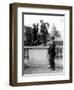 Dancing the Charleston in front of the Capital Photograph - Washington, DC-Lantern Press-Framed Art Print