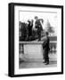 Dancing the Charleston in front of the Capital Photograph - Washington, DC-Lantern Press-Framed Art Print