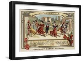 Dancing the Farandole, Provence, France-null-Framed Giclee Print