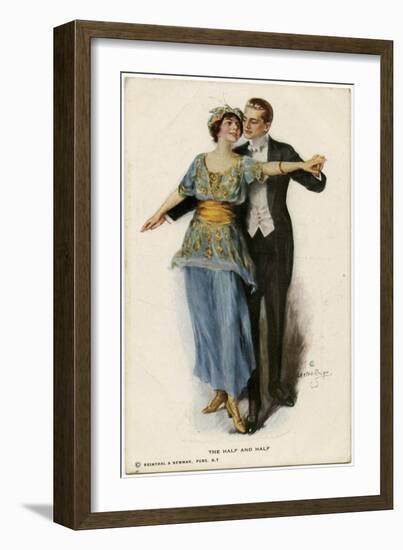 Dancing the Half and Half-Lester Ralph-Framed Art Print