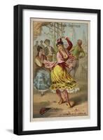 Dancing the Tarantella, Italy-null-Framed Giclee Print