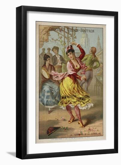 Dancing the Tarantella, Italy-null-Framed Giclee Print