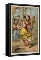 Dancing the Tarantella, Italy-null-Framed Stretched Canvas