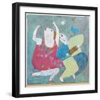 Dancing to His Tune, 2002-Susan Bower-Framed Giclee Print