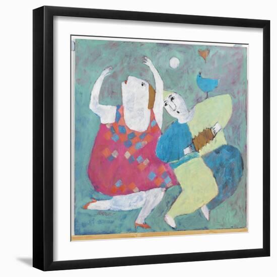 Dancing to His Tune, 2002-Susan Bower-Framed Giclee Print