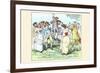 Dancing to the Strings of a Violinist-Randolph Caldecott-Framed Premium Giclee Print