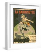 Dancing to Victory 1918-Georges Leonnec-Framed Art Print