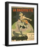 Dancing to Victory 1918-Georges Leonnec-Framed Art Print