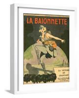 Dancing to Victory 1918-Georges Leonnec-Framed Art Print