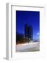 Dancing Towers, Office Building and Commercial Building at the Reeperbahn in the Evening-Axel Schmies-Framed Photographic Print