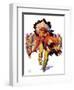 "Dancing Warrior,"April 4, 1936-William Henry Dethlef Koerner-Framed Giclee Print