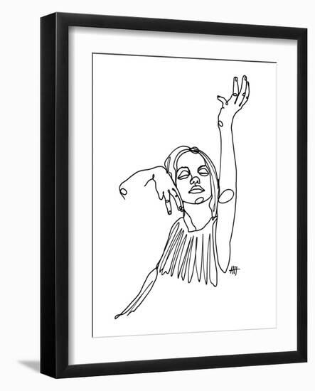 Dancing with Myself-Hanna Lee Tidd-Framed Photographic Print