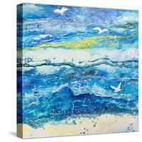 Dancing with the Waves-Margaret Coxall-Stretched Canvas