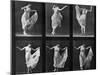 Dancing Woman, Plate 187 from 'Animal Locomotion', 1887 (B/W Photo)-Eadweard Muybridge-Mounted Giclee Print