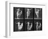 Dancing Woman, Plate 187 from 'Animal Locomotion', 1887 (B/W Photo)-Eadweard Muybridge-Framed Giclee Print