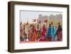 Dancing Women in Sari. Desert Festival. Jaisalmer. Rajasthan. India-Tom Norring-Framed Photographic Print