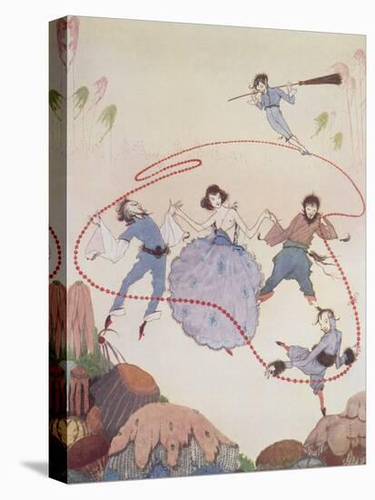 Dancing-Harry Clarke-Stretched Canvas