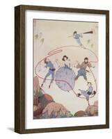 Dancing-Harry Clarke-Framed Giclee Print