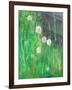 Dandelion Clocks in Grass, 2008-Ruth Addinall-Framed Giclee Print