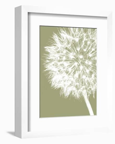 Dandelion Crop (khaki)-Jenny Kraft-Framed Art Print