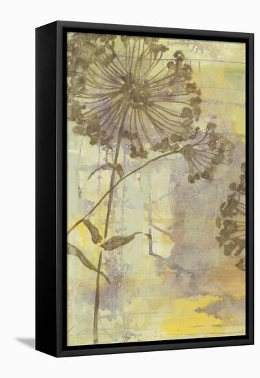 Dandelion Dance I-Jennifer Goldberger-Framed Stretched Canvas