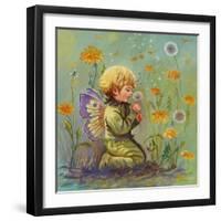 Dandelion Elf-Judy Mastrangelo-Framed Giclee Print