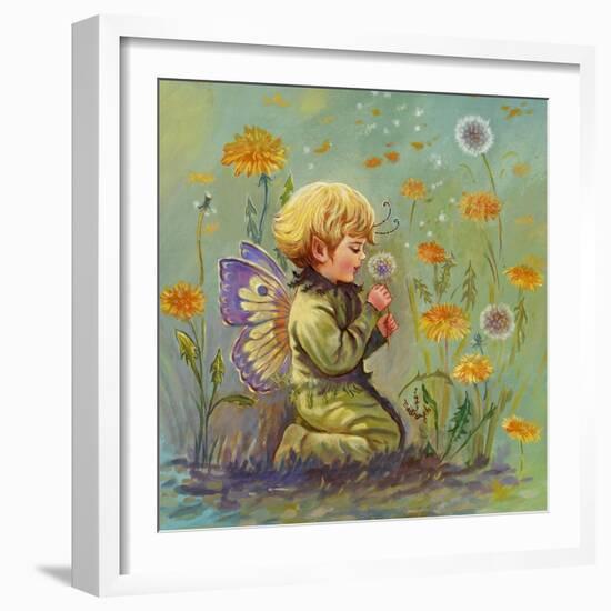 Dandelion Elf-Judy Mastrangelo-Framed Giclee Print