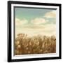 Dandelion Field-Anna Polanski-Framed Art Print