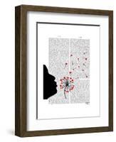 Dandelion Hearts-Fab Funky-Framed Art Print