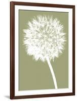 Dandelion (khaki)-Jenny Kraft-Framed Art Print