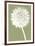 Dandelion (khaki)-Jenny Kraft-Framed Art Print