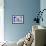 Dandelion Seeds On Blue-Steve Gadomski-Framed Photographic Print displayed on a wall