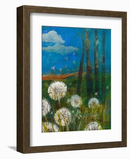 Dandelion Wishes-Robin Maria-Framed Art Print