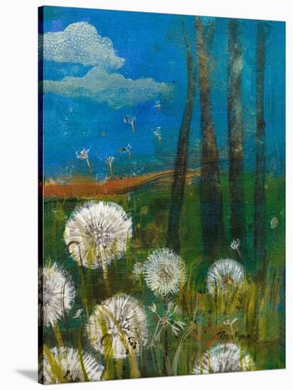 Dandelion Wishes-Robin Maria-Stretched Canvas