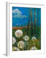 Dandelion Wishes-Robin Maria-Framed Art Print