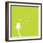 Dandelion-Hd Connelly-Framed Art Print