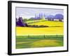 Dandelions and Rape, Finchingfield, 2003-Derek Crow-Framed Giclee Print