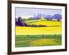 Dandelions and Rape, Finchingfield, 2003-Derek Crow-Framed Giclee Print