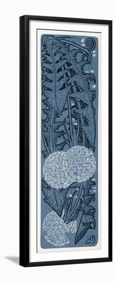 Dandelions in the Jugendstil Manner-null-Framed Premium Giclee Print