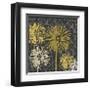 Dandelions on Circles Linked (Yellow)-Susan Clickner-Framed Giclee Print