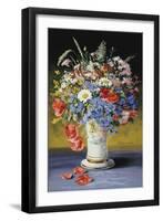 Dandelions, Poppies and Other Wild Flowers in a Beaker Vase, 19th Century-Petra Koch-Framed Giclee Print