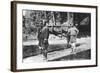 Dandy and Bearers, Darjeeling, India, Early 20th Century-null-Framed Giclee Print