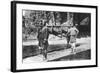 Dandy and Bearers, Darjeeling, India, Early 20th Century-null-Framed Giclee Print