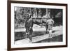 Dandy and Bearers, Darjeeling, India, Early 20th Century-null-Framed Giclee Print