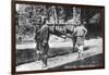 Dandy and Bearers, Darjeeling, India, Early 20th Century-null-Framed Giclee Print