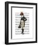 Dandy Fox Full-Fab Funky-Framed Art Print